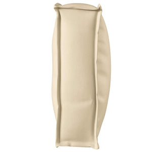 Beiges Kissen 120 x 40 cm Oxford-Gewebe