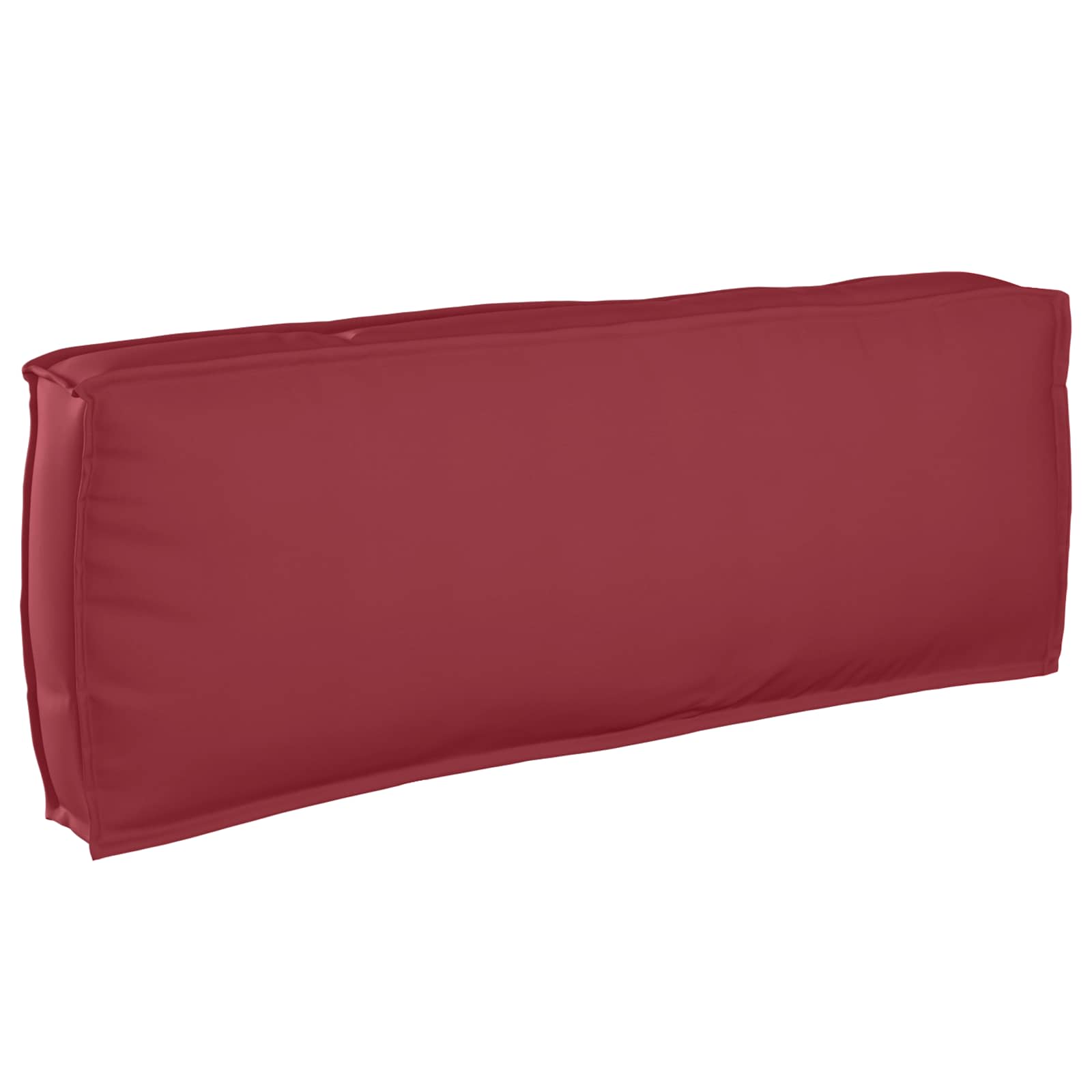 Weinrotes Kissen 120x40 cm Oxford-Gewebe