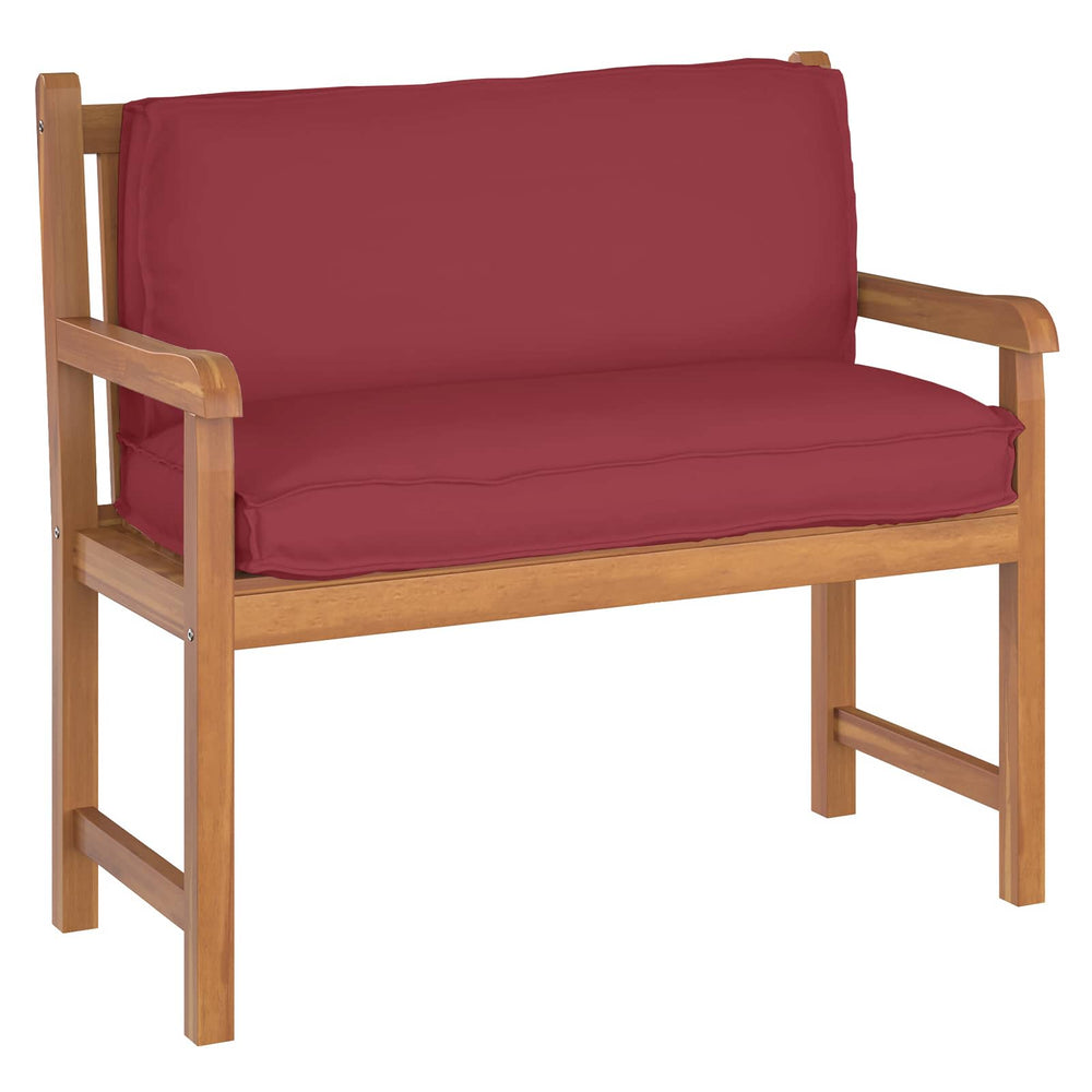 Weinrotes Kissen 120x40 cm Oxford-Gewebe
