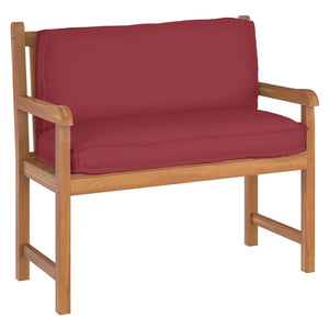Weinrotes Kissen 120x40 cm Oxford-Gewebe
