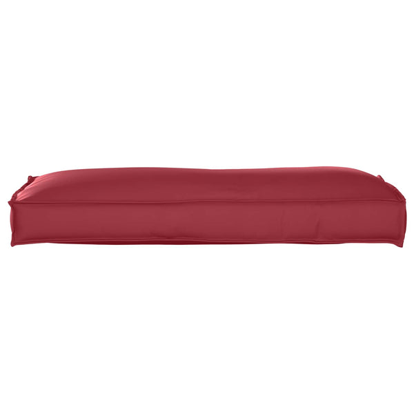 Weinrotes Kissen 120x40 cm Oxford-Gewebe