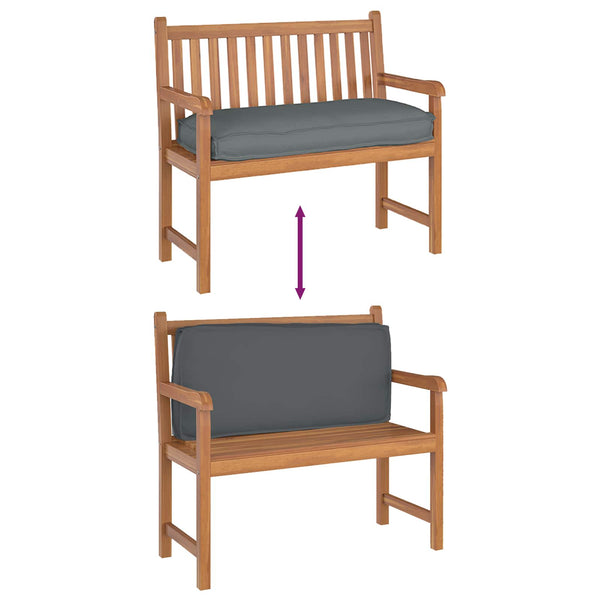 Anthrazit Kissen 120x50 cm Oxford Stoff