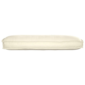 Creme Kissen 120x50 cm Oxford-Stoff
