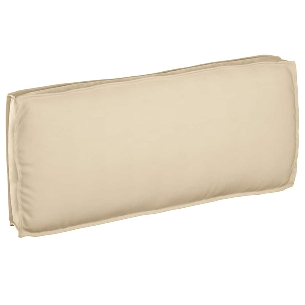 Beiges Kissen 120 x 50 cm Oxford-Stoff