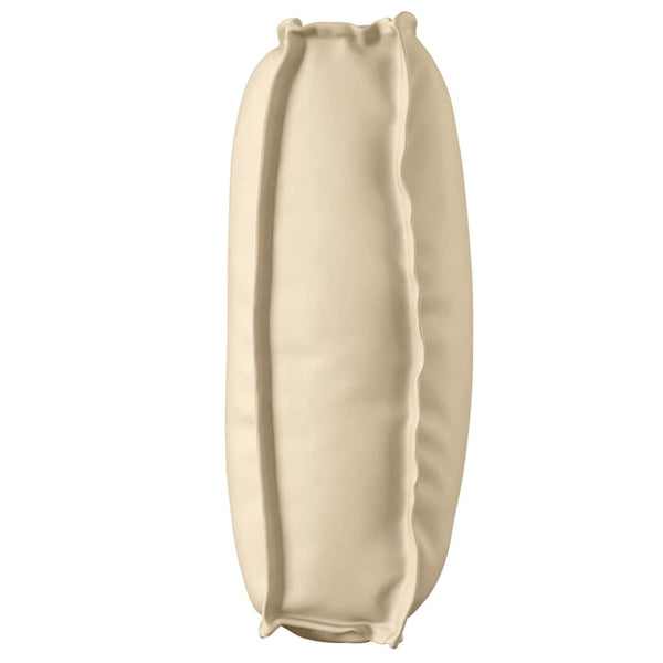 Beiges Kissen 120 x 50 cm Oxford-Stoff