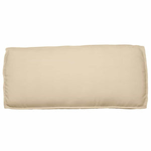 Beiges Kissen 120 x 50 cm Oxford-Stoff