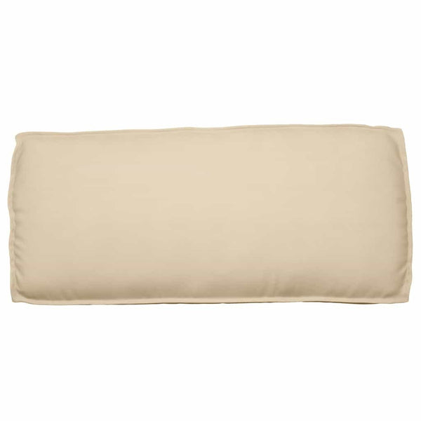 Beiges Kissen 120 x 50 cm Oxford-Stoff