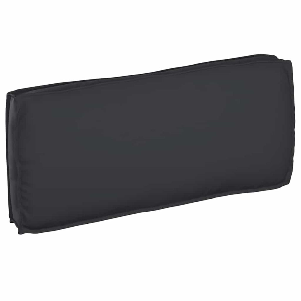 Schwarzes Kissen 120 x 50 cm Oxford-Stoff