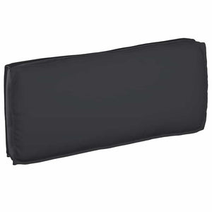 Schwarzes Kissen 120 x 50 cm Oxford-Stoff