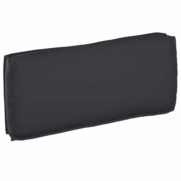 Schwarzes Kissen 120 x 50 cm Oxford-Stoff