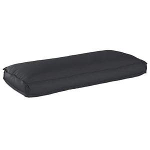 Schwarzes Kissen 120 x 50 cm Oxford-Stoff