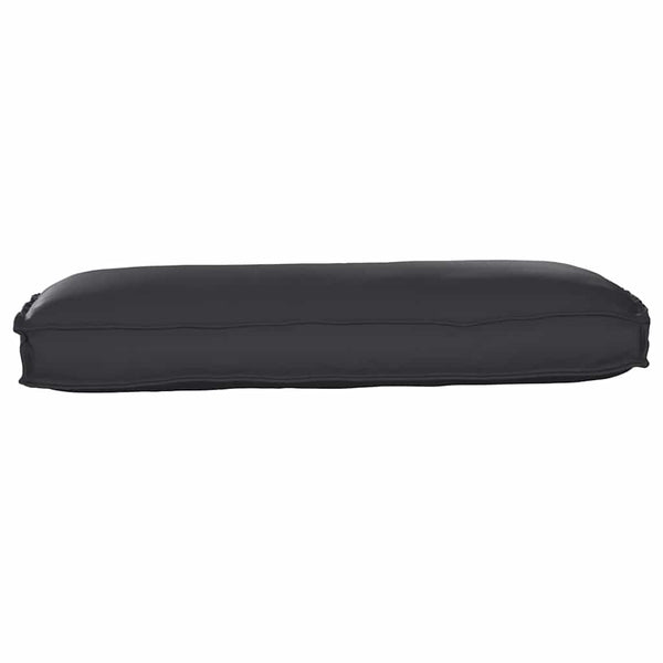 Schwarzes Kissen 120 x 50 cm Oxford-Stoff