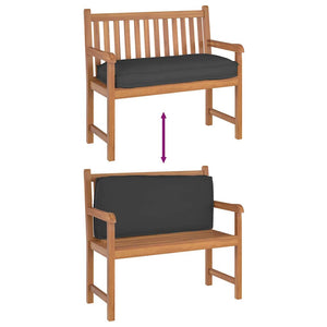 Schwarzes Kissen 120 x 50 cm Oxford-Stoff