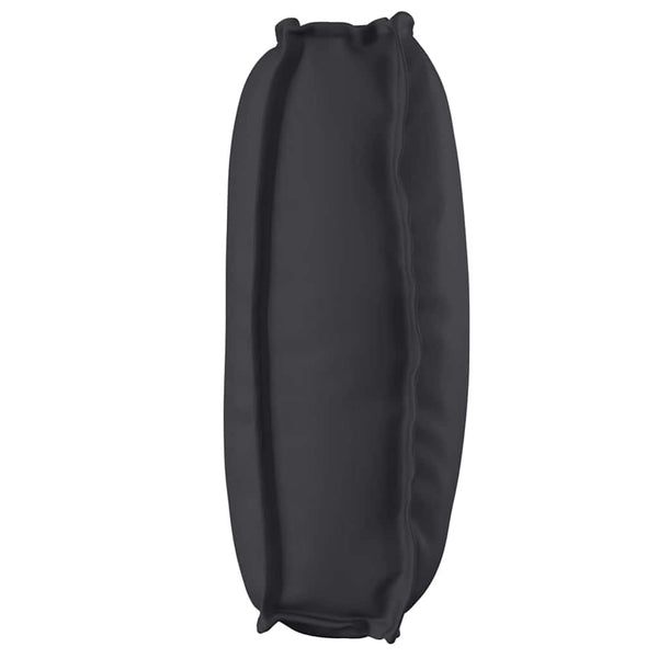 Schwarzes Kissen 120 x 50 cm Oxford-Stoff