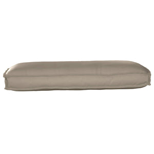 Taupe Kissen 120 x 50 cm Oxford-Stoff