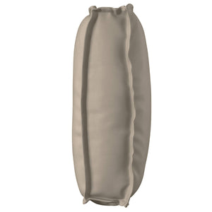 Taupe Kissen 120 x 50 cm Oxford-Stoff