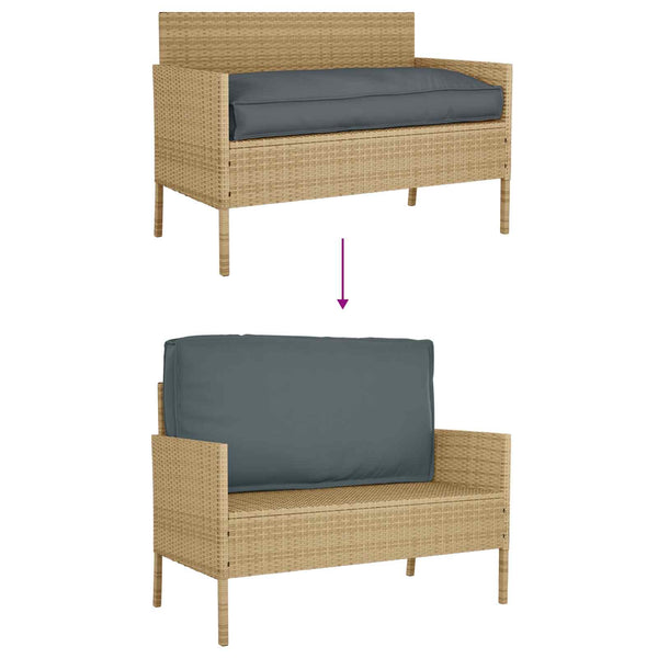 Anthrazit Kissen 120x60 Oxford-Stoff