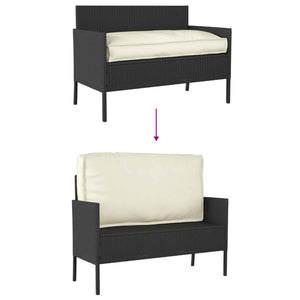 Creme Kissen 120x60 cm Oxford-Stoff