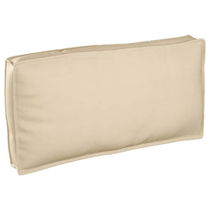 Beiges Kissen 120x60 cm Oxford-Gewebe
