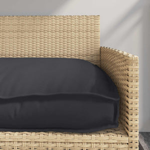 Schwarzes Kissen 120x60 cm Oxford-Stoff