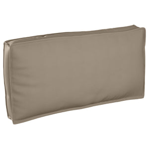 Taupe Kissen 120x60 cm Oxford-Gewebe