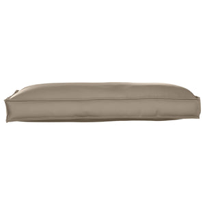 Taupe Kissen 120x60 cm Oxford-Gewebe