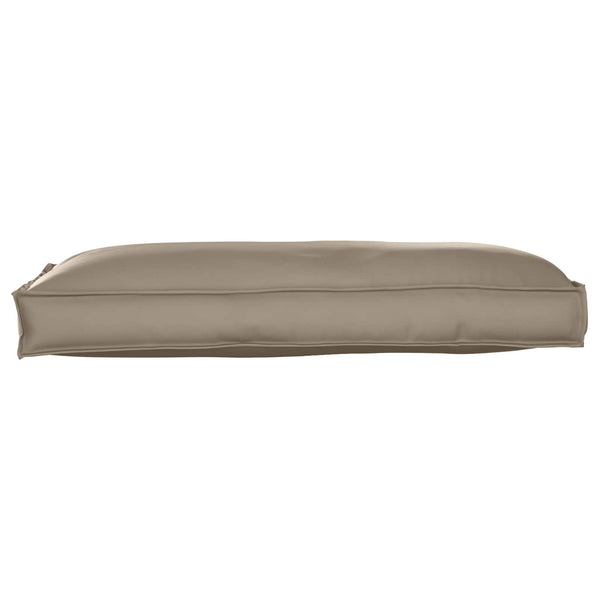 Taupe Kissen 120x60 cm Oxford-Gewebe