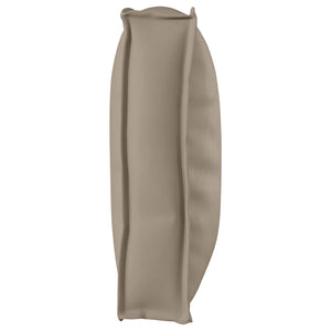 Taupe Kissen 120x60 cm Oxford-Gewebe