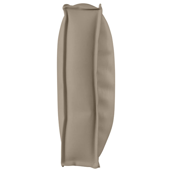 Taupe Kissen 120x60 cm Oxford-Gewebe