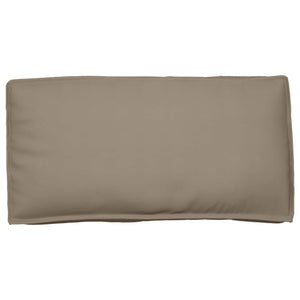 Taupe Kissen 120x60 cm Oxford-Gewebe