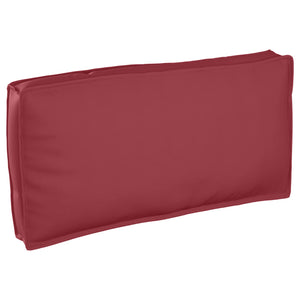 Weinrotes Oxford-Kissen 80x80 cm