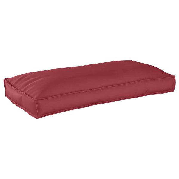 Weinrotes Oxford-Kissen 80x80 cm