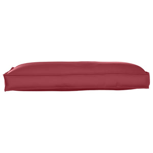Weinrotes Oxford-Kissen 80x80 cm