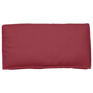 Weinrotes Oxford-Kissen 80x80 cm