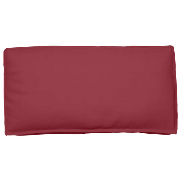 Weinrotes Oxford-Kissen 80x80 cm