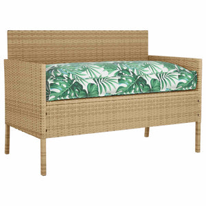 Blattmuster Kissen 120x60 cm Oxford-Gewebe