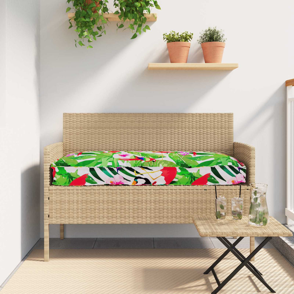 Blumenmuster Kissen Mehrfarbig 120x60 cm