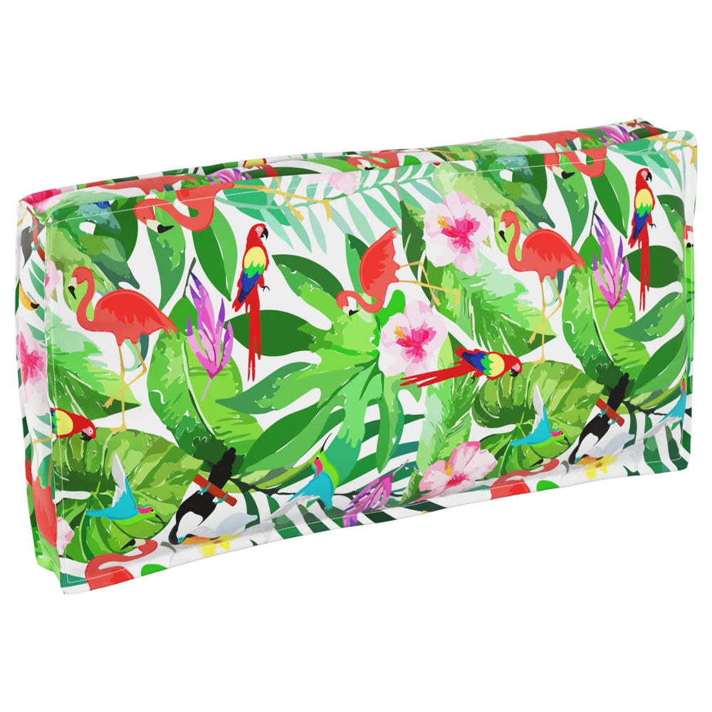 Blumenmuster Kissen Mehrfarbig 120x60 cm