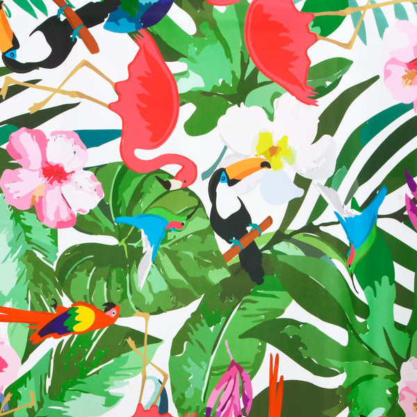 Blumenmuster Kissen Mehrfarbig 120x60 cm