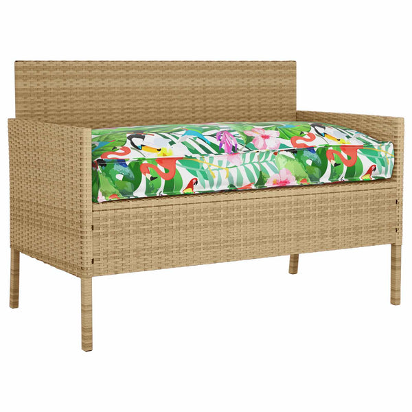 Blumenmuster Kissen Mehrfarbig 120x60 cm