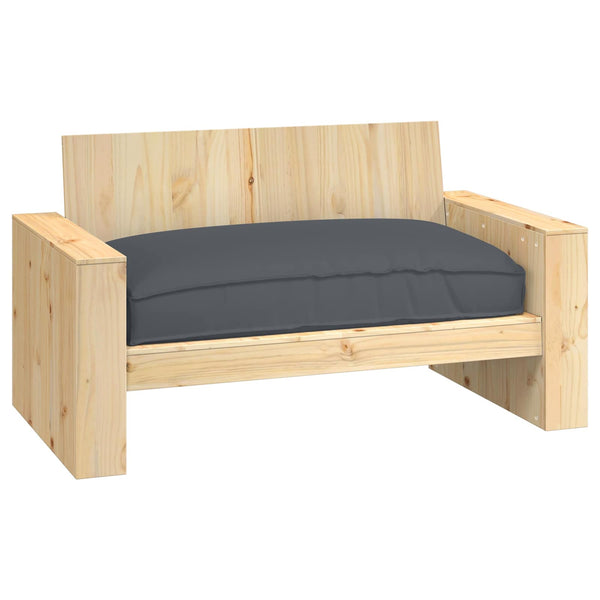 Anthrazit Kissen 120x80 cm Oxford-Stoff