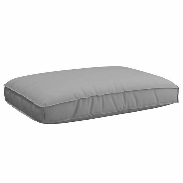 Graues Kissen 120 x 80 cm Oxford-Gewebe