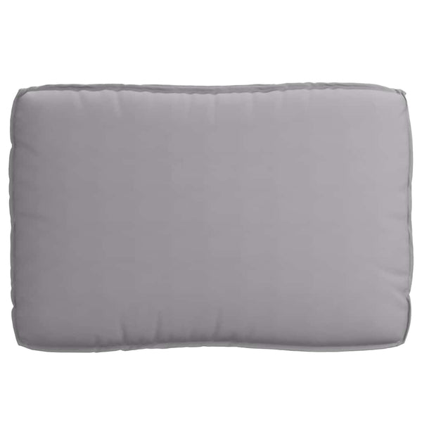 Graues Kissen 120 x 80 cm Oxford-Gewebe