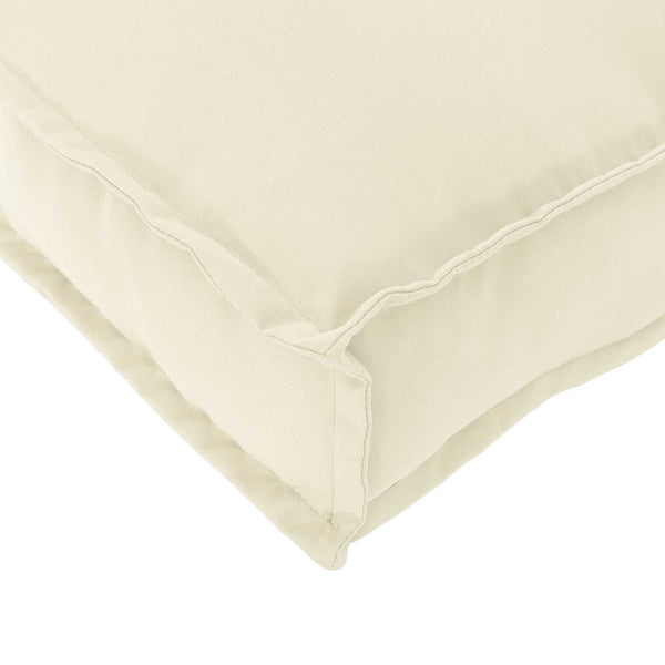 Creme Kissen 120x80 cm Oxford-Stoff