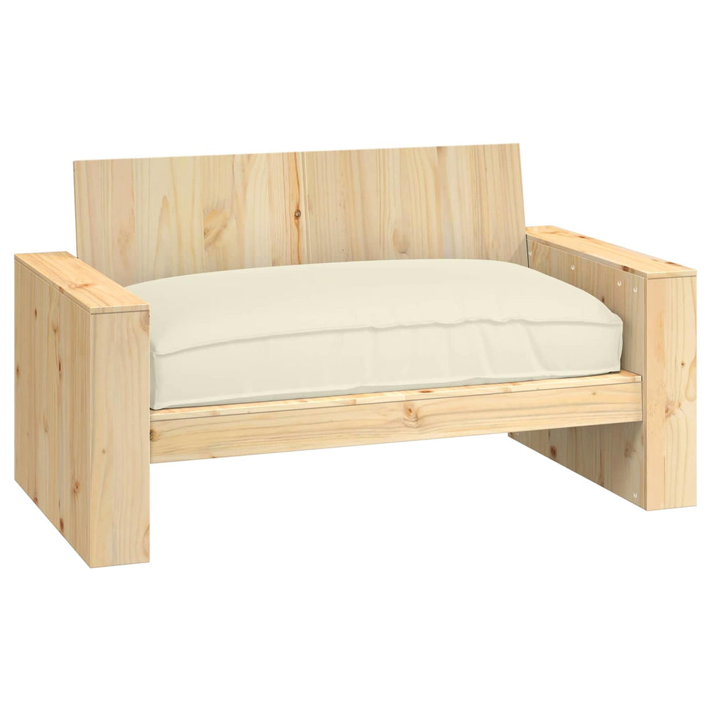 Creme Kissen 120x80 cm Oxford-Stoff