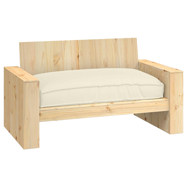 Creme Kissen 120x80 cm Oxford-Stoff