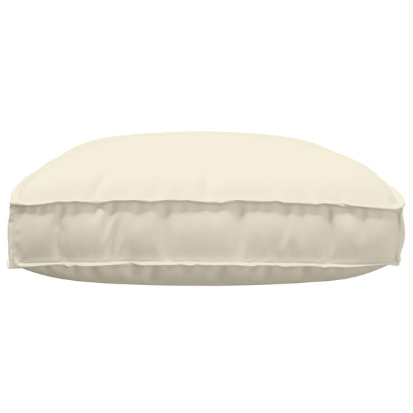 Creme Kissen 120x80 cm Oxford-Stoff