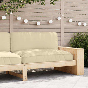 Beiges Oxford-Kissen, 120x80 cm