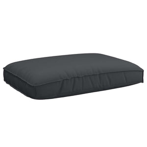 Schwarzes Kissen 120x80 cm Oxford-Gewebe