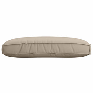 Taupe Kissen 120x80 cm Oxford-Stoff
